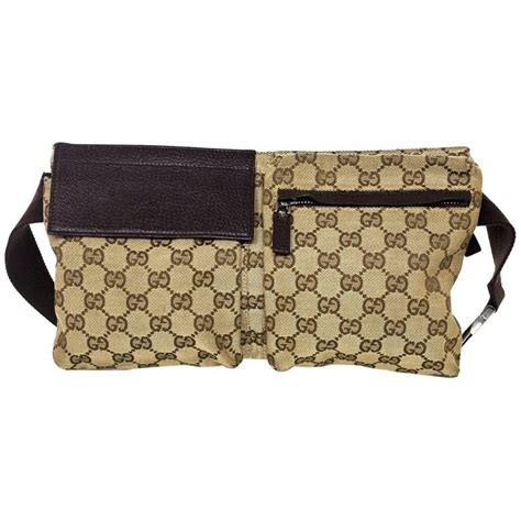 gucci logo belt pocket bag|gucci belt bag 2 pouches.